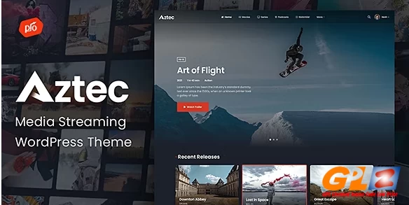 Aztec – Video Streaming & Membership Theme