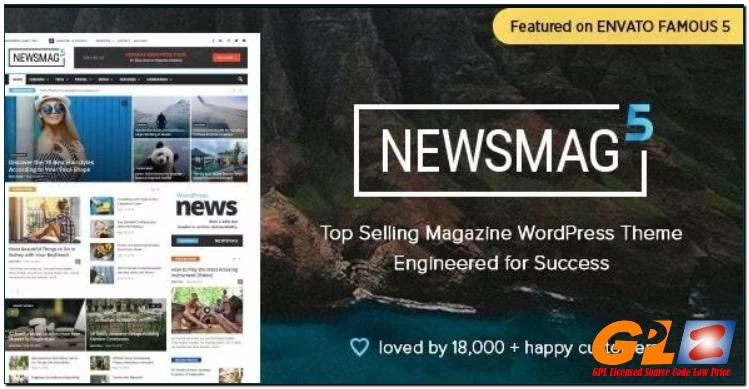 Newsmag News Magazine Newspaper WordPress theme