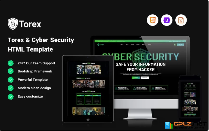 Torex – Cyber Security Website Template