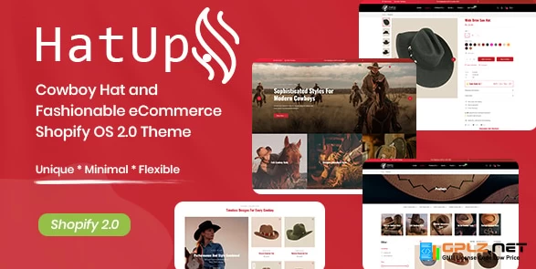 HatUp – Cowboy Hat and Fashionable eCommerce Shopify OS 2.0 Theme