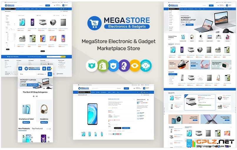 Megastore – Electronics & Gadgets Marketplace Store for Shopify OS