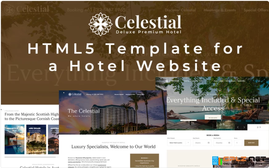 Celestial – HTML5 Hotels Website Template