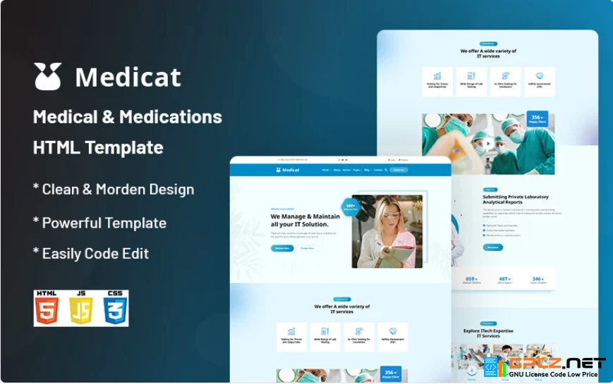 Medicat – Medical & Medications Responsive Website Template