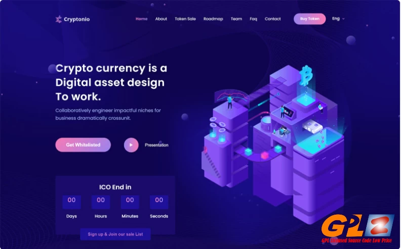 Cryptonio – Cryptocurrency WordPress Theme