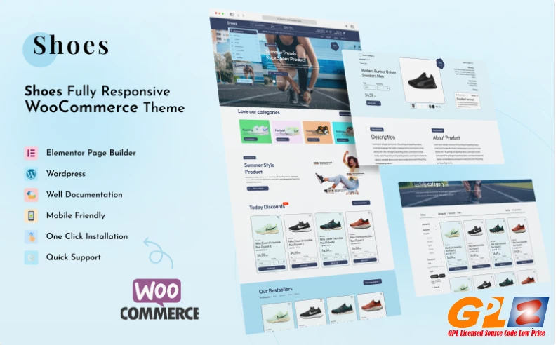 Shoes – Shoe Store Elementor WordPress Theme WooCommerce Theme