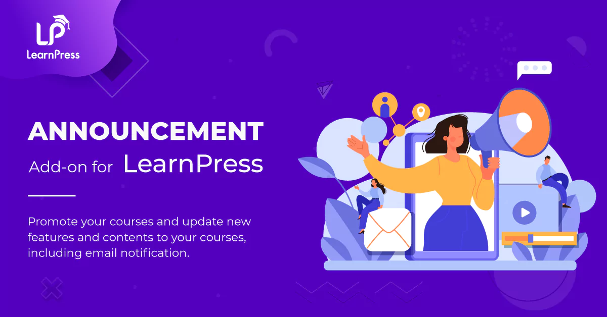 LearnPress – Announcements Addon