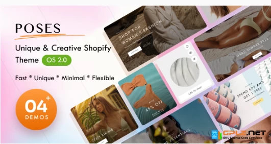 Poses – Cosmetics & Swimwear Shopify Theme OS 2.0