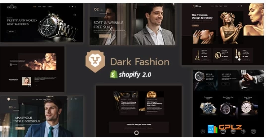 Dark Fashion - Watch, Jewel & Blazer Shopify Theme