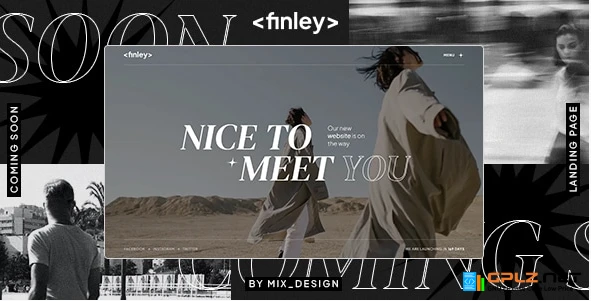 Finley – Coming Soon and Portfolio Template