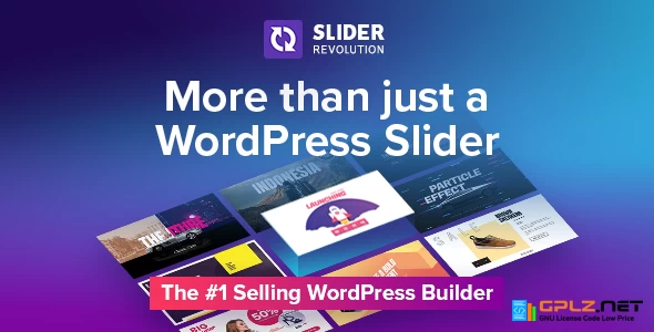 Slider Revolution Responsive WordPress Plugin + Addons + Templates