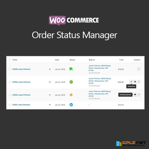 WooCommerce Order Status Manager