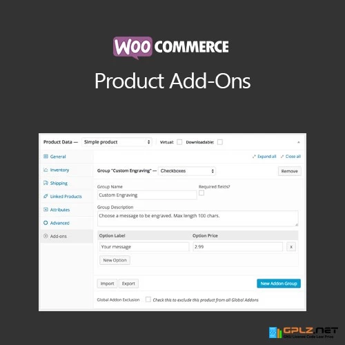 WooCommerce Product Add-Ons