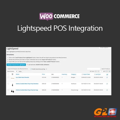 WooCommerce Lightspeed POS Integration