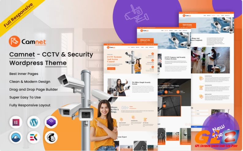 Camnet – CCTV & Security WordPress Theme