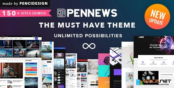 PenNews – News/ Magazine/ Business/ Portfolio/Reviews Landing AMP WordPress Theme