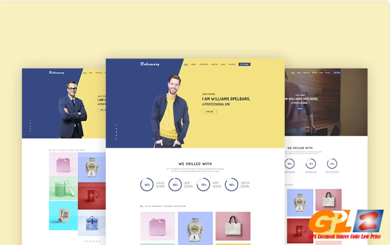 Rokomary – Creative Portfolio Bootstrap5 Website Template