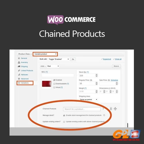 WooCommerce Chained Products