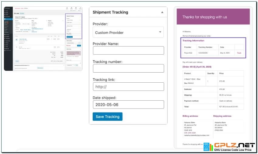 WooCommerce Shipment Tracking