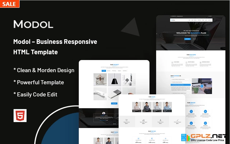 Modol – Business Responsive Website Template