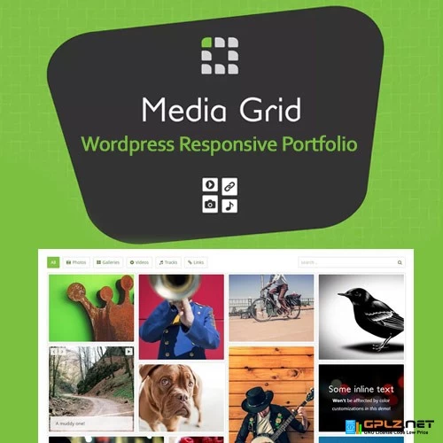 Media Grid – WordPress Responsive Portfolio