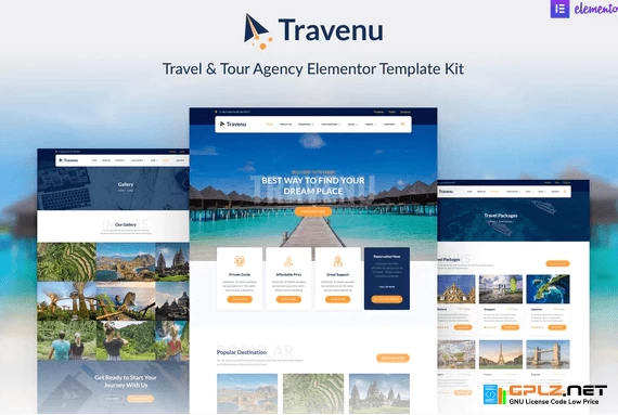 Travele – Travel & Tour Agency Elementor Template Kit