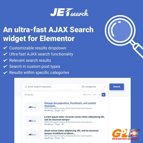 JetSearch For Elementor