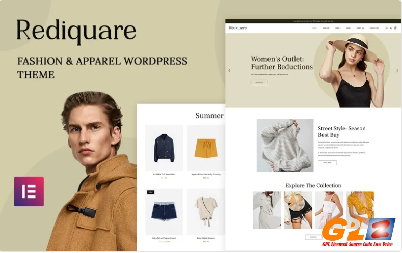 Rediquare – Fashion and Apparel WordPress Theme