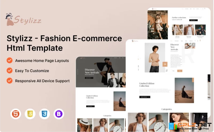 Stylizz – Fashion eCommerce HTML Template Website Template